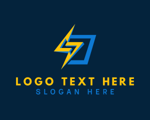 Energy - Thunder Energy Speed logo design