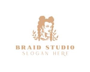 Braid - Afro Hair Salon logo design