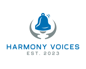 Choir - Blue Grey Bell logo design