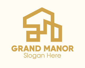 Mansion Realty Property logo design