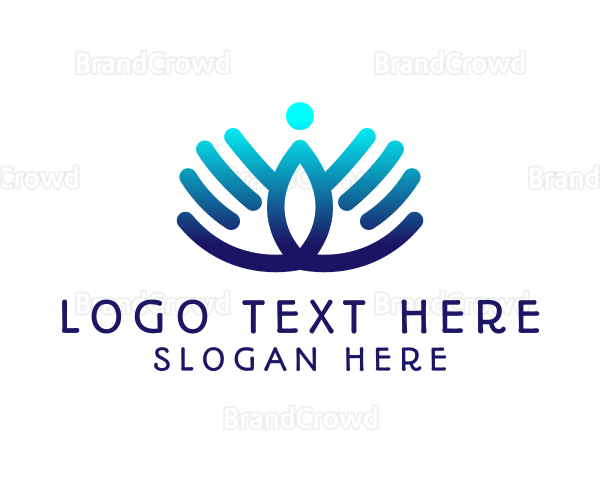 helping hands logo design png