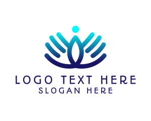 Fertility - Helping Hands Charity logo design
