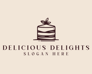 Cake Bakery Dessert logo design