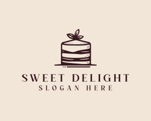 Cake Bakery Dessert logo design