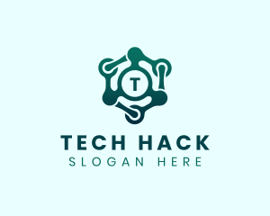 Digital Cyber Technology logo design