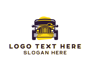 Road Trip - Transport Car Vehicle logo design