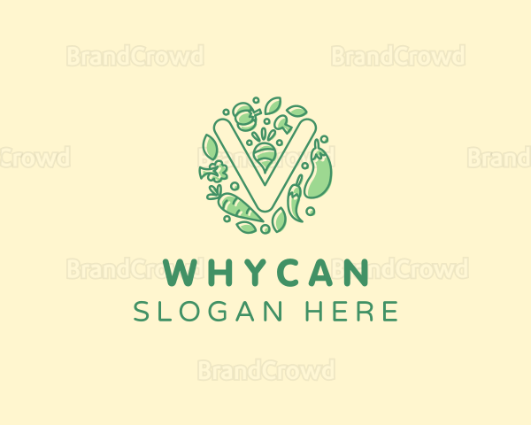 Healthy Vegetable Farm Logo