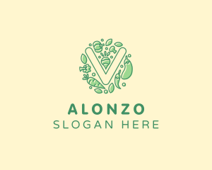 Healthy Vegetable Farm logo design