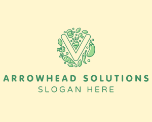 Healthy Vegetable Farm logo design