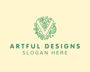 Healthy Vegetable Farm logo design