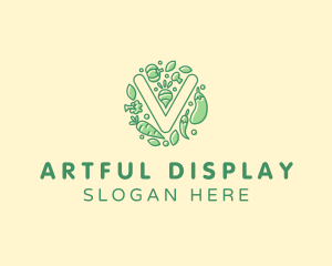 Healthy Vegetable Farm logo design