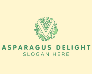 Healthy Vegetable Farm logo design