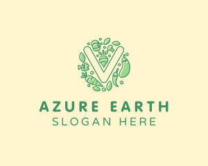 Healthy Vegetable Farm logo design