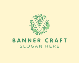 Healthy Vegetable Farm logo design