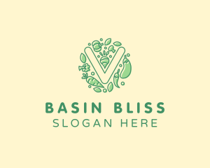 Healthy Vegetable Farm logo design