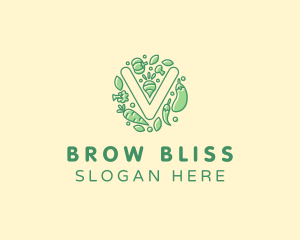 Healthy Vegetable Farm logo design