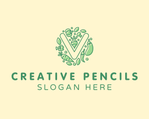 Healthy Vegetable Farm logo design