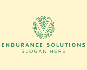 Healthy Vegetable Farm logo design