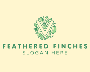 Healthy Vegetable Farm logo design