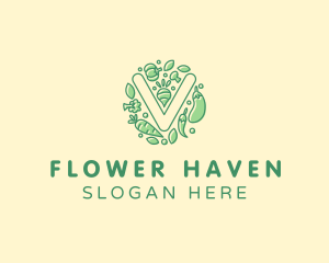 Healthy Vegetable Farm logo design