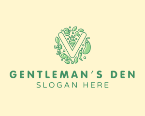 Healthy Vegetable Farm logo design