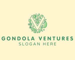 Healthy Vegetable Farm logo design