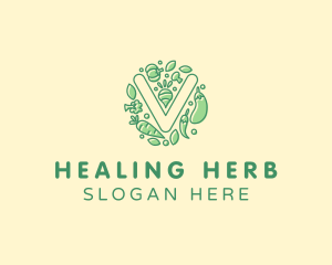 Healthy Vegetable Farm logo design