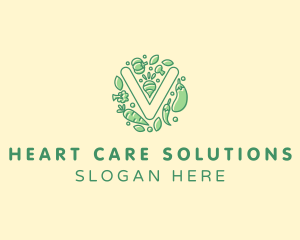 Healthy Vegetable Farm logo design