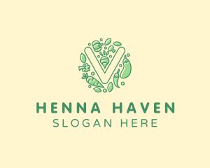 Healthy Vegetable Farm logo design