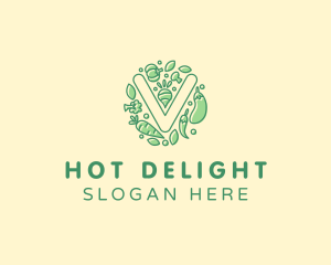 Healthy Vegetable Farm logo design