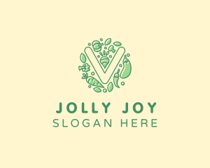 Healthy Vegetable Farm logo design