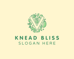 Healthy Vegetable Farm logo design