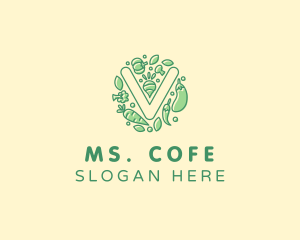 Healthy Vegetable Farm logo design