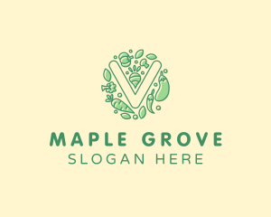 Healthy Vegetable Farm logo design