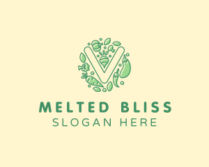 Healthy Vegetable Farm logo design