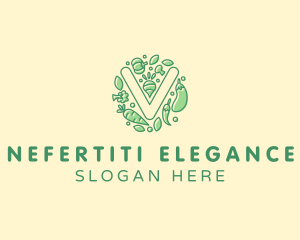 Healthy Vegetable Farm logo design