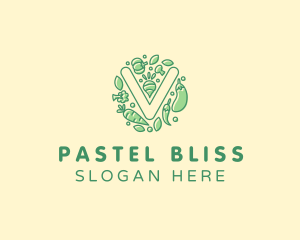 Healthy Vegetable Farm logo design