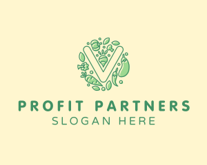 Healthy Vegetable Farm logo design