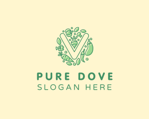 Healthy Vegetable Farm logo design