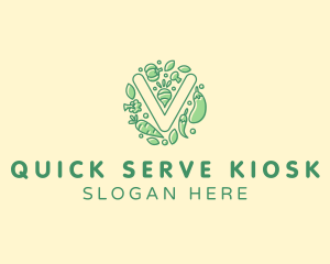 Healthy Vegetable Farm logo design