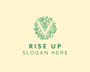 Healthy Vegetable Farm logo design