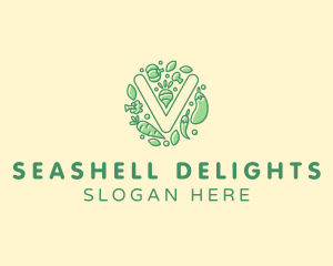 Healthy Vegetable Farm logo design