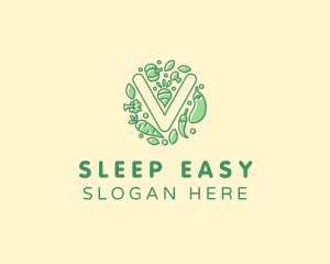 Healthy Vegetable Farm logo design