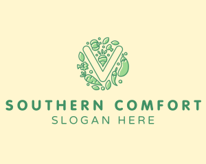 Healthy Vegetable Farm logo design