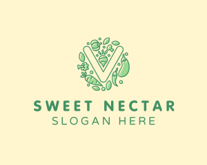 Healthy Vegetable Farm logo design