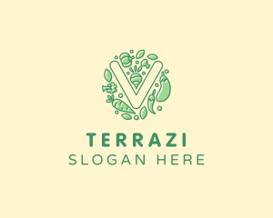 Healthy Vegetable Farm logo design