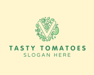 Healthy Vegetable Farm logo design