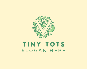 Healthy Vegetable Farm logo design