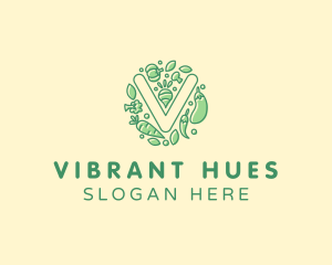 Healthy Vegetable Farm logo design