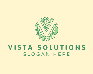 Healthy Vegetable Farm logo design